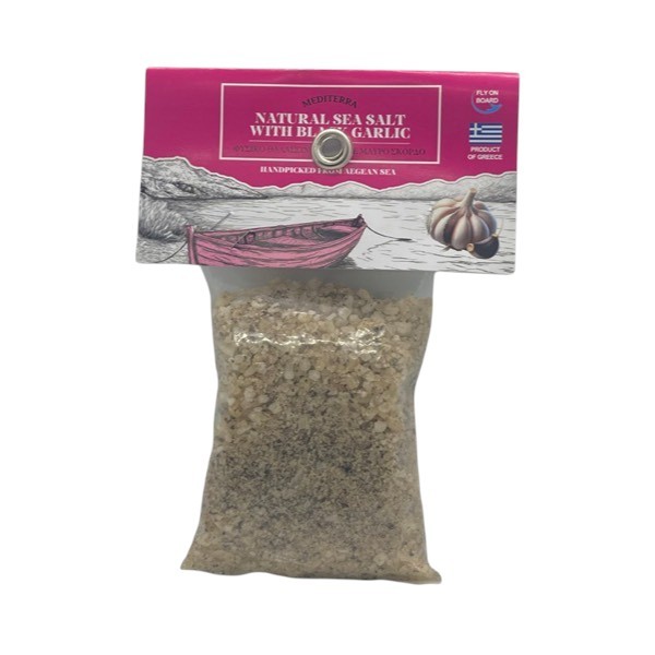 Φυσικό Θαλασσινό Αλάτι με Μαύρο Σκόρδο