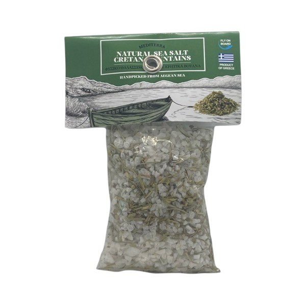 Φυσικό Θαλασσινό Αλάτι με Κρητικά Βότανα