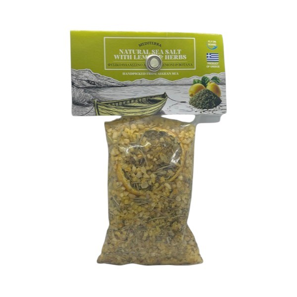Φυσικό Θαλασσινό Αλάτι με Λεμόνι & Βότανα