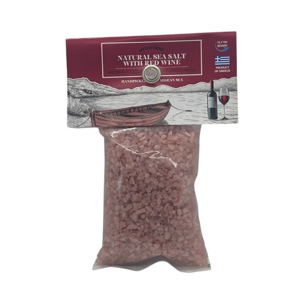 Φυσικό Θαλασσινό Αλάτι με Κόκκινο Κρασί