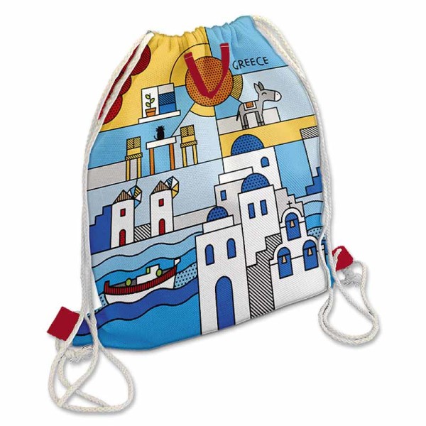 Σακίδιο Πουγκί Γαλάζιο του Αιγαίου