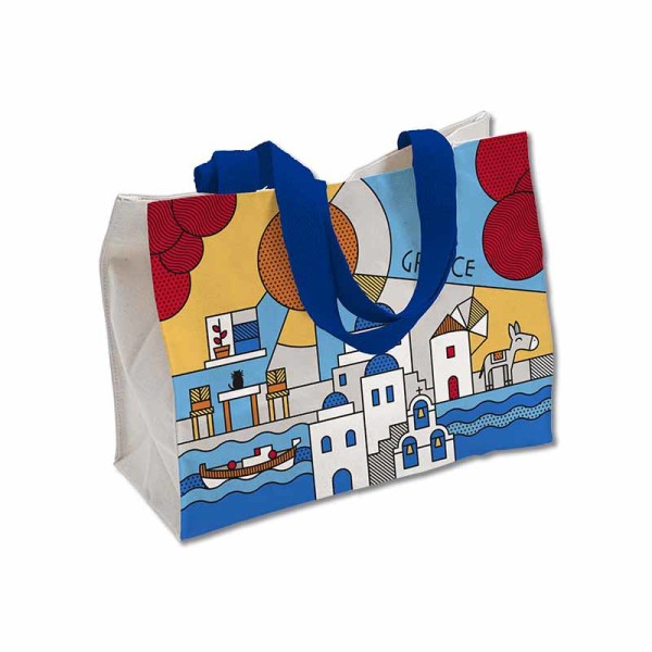 Μεγάλη Τσάντα Γαλάζιο του Αιγαίου