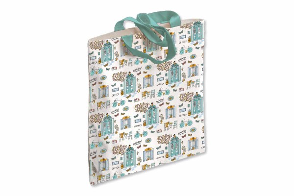 Υφασμάτινη Τσάντα Καφενείο