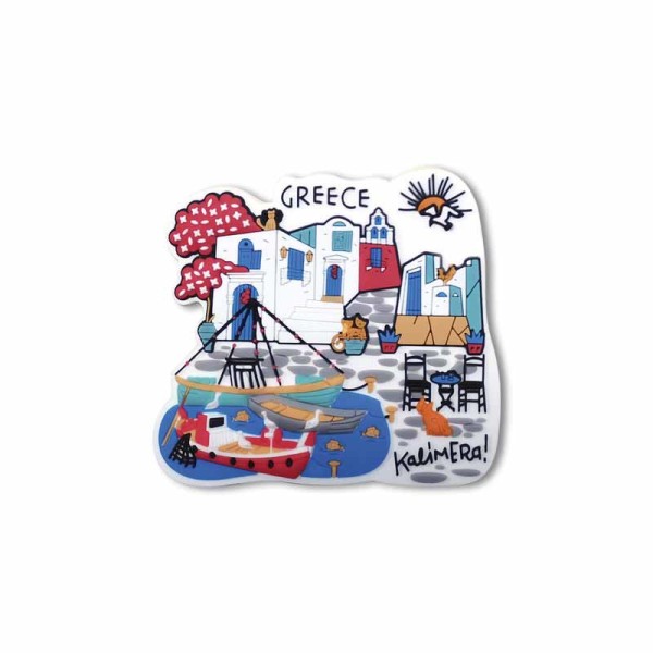 Μαγνήτης Καραβάκι PVC