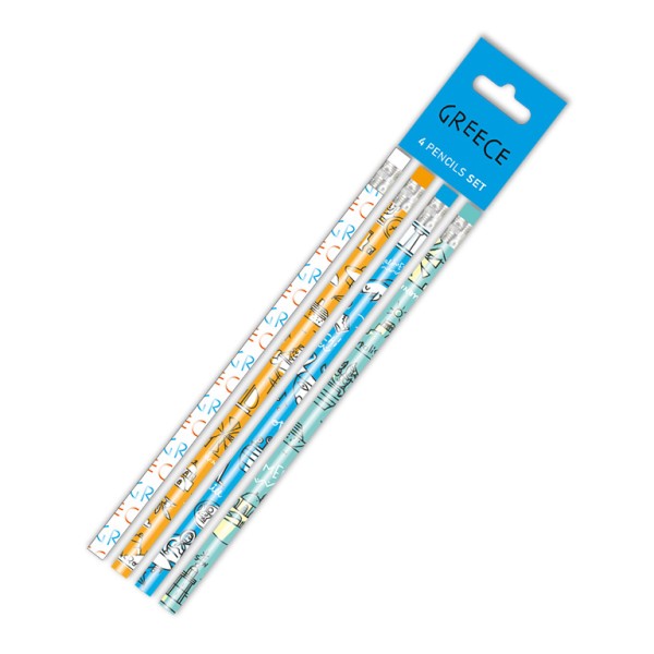 Σετ Μολυβιών Ελληνικά εικονίδια