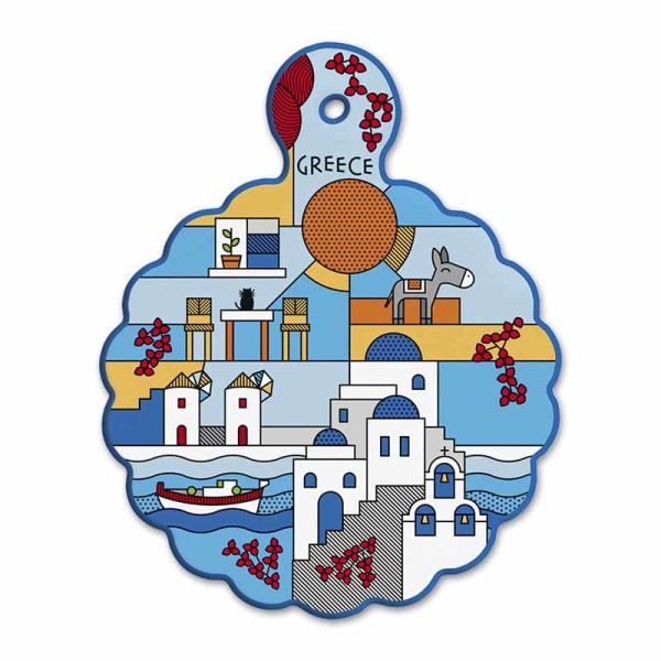 Κεραμική Πλάκα Μπλε του Αιγαίου