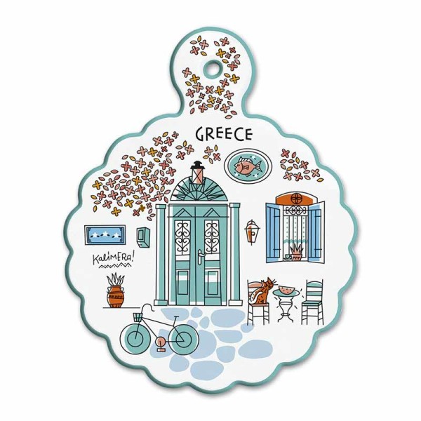 Κεραμική Πλάκα Καφενείο