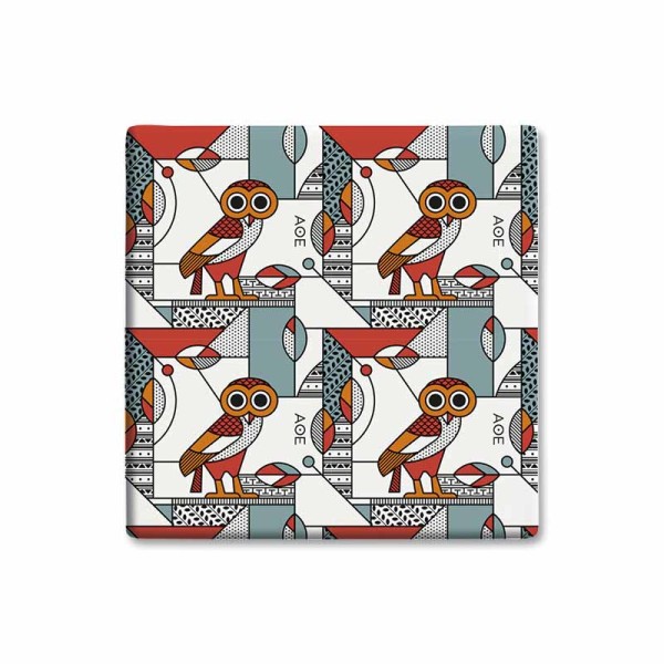 Κεραμικό Σουβερ Κουκουβάγια