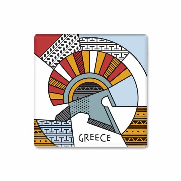 Κεραμικό Σουβερ Αρχαιοελληνικό Κράνος