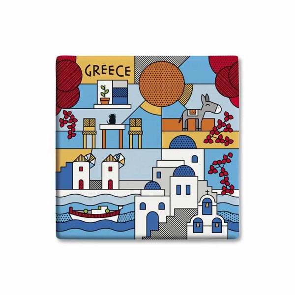 Κεραμικό Σουβερ Μπλε του Αιγαίου