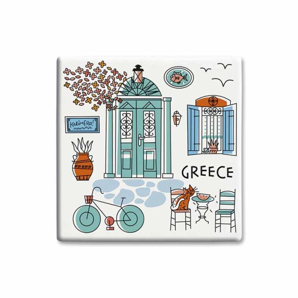 Κεραμικό Σουβερ Καφενείο