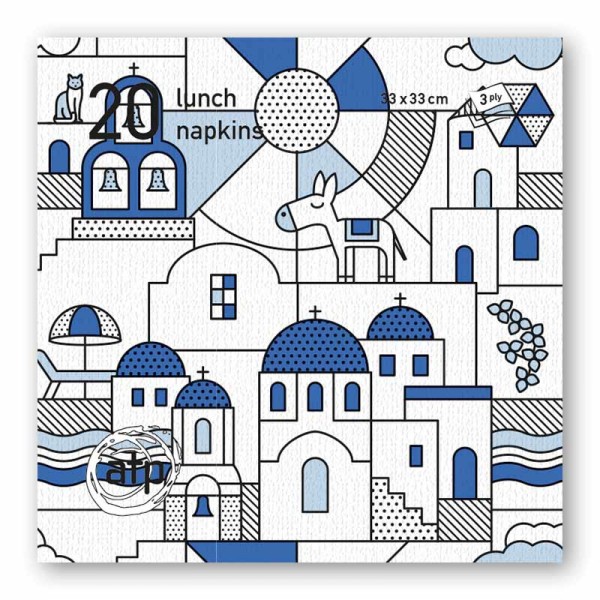 Χαρτοπετσέτες Μπλε Τρούλος