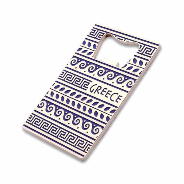 Μεταλλικό Μαγνητάκι Ανοιχτήρι Μοτίβο Μαιάνδρου