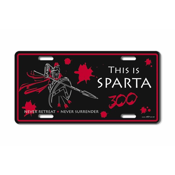 Μεταλλική Ταμπέλα «This is Sparta»