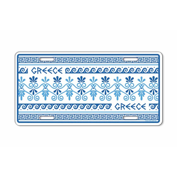 Μεταλλική Ταμπέλα Μοτίβο Μαιάνδρου