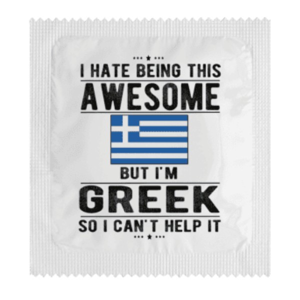 Προφυλακτικό “Awesome Greek”